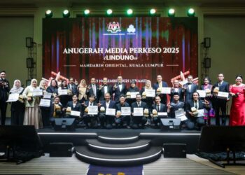 PERTUBUHAN Keselamatan Sosial (Perkeso) menganjurkan Anugerah Media Perkeso 2025 iLINDUNGu bagi menghargai sumbangan pengamal media dalam memperkukuh kesedaran rakyat terhadap perlindungan sosial.