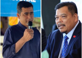 ALIAKBAR Gulasan (kiri) dan Mansor Zakaria (kanan)