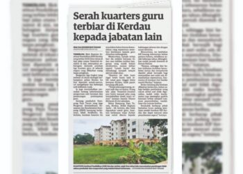 KERATAN akhbar Utusan Malaysia pada 24 November lalu.
