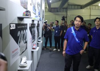Timbalan Menteri Belia dan Sukan, Adam Adli Abd. Halim ditemui pemberita selepas merasmikan KL RunFest 2025 di Stadium Nasional Bukit Jalil, hari ini. - IHSAN FB PSM