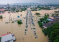 Keadaan Hat Yai yang terletak di wilayah Songkhla dilanda banjir menyebabkan semua venue Sukan SEA 2025 di kawasan itu dipindahkan ke Bangkok dan Chonburi. - AFP