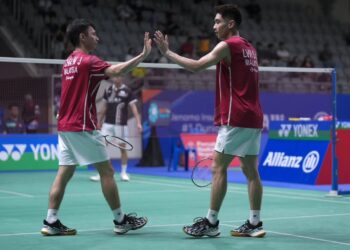 Chia Wei Jie-Lwi Sheng Hao mara ke pusingan kedua Korea Masters. - IHSAN IG WEI JIE
