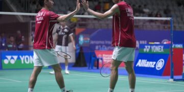 Chia Wei Jie-Lwi Sheng Hao mara ke pusingan kedua Korea Masters. - IHSAN IG WEI JIE