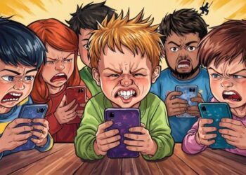 PERMAINAN video yang popular dalam kalangan kanak-kanak bukan lagi hanya sekadar hiburan tetapi berpotensi menjadi ancaman besar kepada kesejahteraan mental dan emosi mereka. – IMEJ JANAAN AI