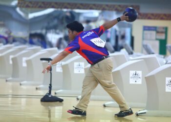 AKIBAT masalah pengangkutan itu, mereka tiba lebih lewat ke venue tanpa sempat melakukan pemanasan badan sebelum kejohanan bermula. - IHSAN MSDEAF