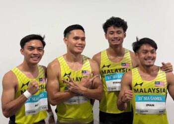 Skuad negara yang dianggotai Aliff Iman Mohd Fahimi, Jonathan Nyepa, Pengiran Aidil Auf Hajam dan Danish Iftikhar Muhammad Roslee mencatat masa 39.03 saat (s) untuk meraih pingat perak.