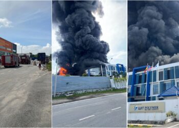 Kebakaran kilang plastik