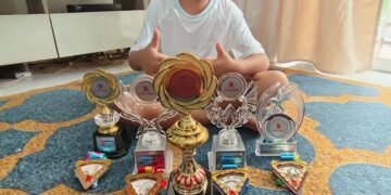 Antara anugerah yang diterima Aidan Aariz Mohd. Zamri.