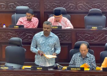 ARUL Kumar pada Persidangan Ketiga (Belanjawan) Penggal Ketiga Dewan Undangan Negeri (DUN) Negeri Sembilan Ke-15 hari ini.