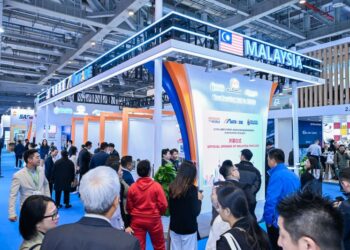 PAVILION Malaysia di Pusat Pameran dan Konvensyen Kebangsaan, Shanghai, China.