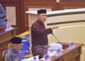 WAN Rosdy Wan Ismail ketika sesi penggulungan sidang DUN Pahang di Kuantan, semalam.