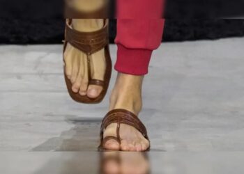 KOLEKSI sandal Kolhapuri akan mula dijual pada Februari 2026 dengan harga RM3,848.- AGENSI