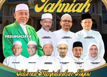 BARISAN kepemimpinan baharu Perhubungan Pas Perlis sesi 2025-2027.-UTUSAN