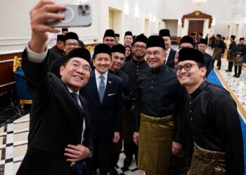 ANWAR  Ibrahim semasa Upacara Angkat Sumpah Anggota Kabinet 2026 di Istana Negara. FACEBOOK ANWAR IBRAHIM