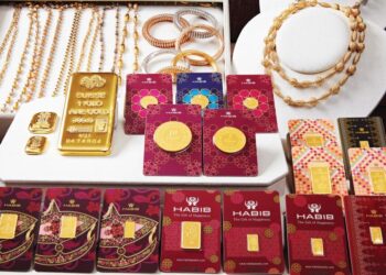 ANTARA bentuk-bentuk emas dalam pasaran.