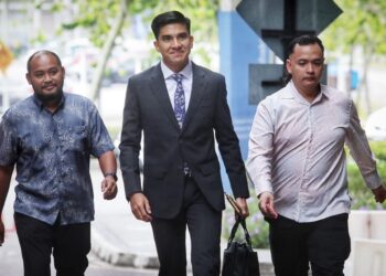 SYED Saddiq Syed Abdul Rahman Ketika hadir pada prosiding di Mahkamah Persekutuan di Putrajaya hari ini. - UTUSAN/FAIZ ALIF ZUBIR