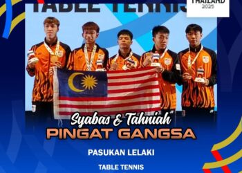 PENCAPAIAN kem ping pong negara merudum selepas edisi 2023 di Kemboja menyaksikan masing-masing meraih perak. IHSAN MSN