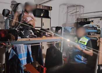 ANTARA pendatang asing tanpa izin (PATI) yang diberkas anggota Jabatan Imigresen Malaysia (JIM) di Selayang semalam.