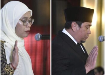 RINA Jainal (kiri) dan  Fairuz Renddan.