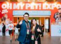 JAICE Tan (kanan) di Oh My Pet Expo di Mid Valley, Kuala Lumpur, di sini, hari ini.