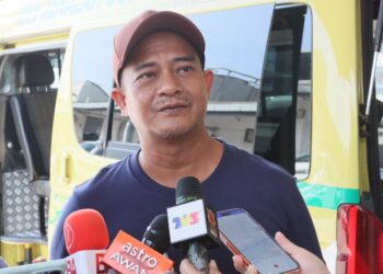 HARDIHA Shayrin Yezral Harun ketika ditemui pemberita di pekarangan Unit Forensik Hospital Seberang Jaya, Pulau Pinang hari ini.-UTUSAN/DANIAL SAAD