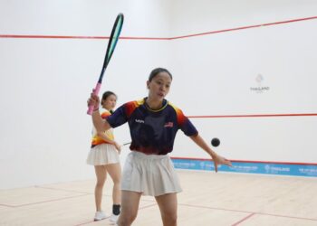 Noor Ainaa Amani Ampandi meraih emas skuasy perseorangan wanita Sukan SEA Thailand 2025.