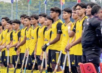 Skuad hoki remaja negara berdepan misi wajib menang dalam pertemuan terakhir Kumpulan E Piala Dunia Hoki Remaja menentang England di Tamil Nadu, hari ini. - IHSAN KONFEDERASI HOKI MALAYSIA