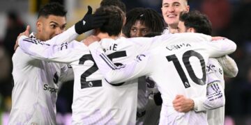 MANCHESTER United terikat 2-2 dengan burnley dalam aksi Liga Perdana Inggeris (EPL), semalam.-AFP