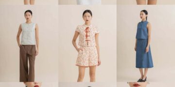 ANTARA busana dalam koleksi Where The Bloom Flows oleh Shoploooh.