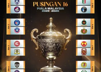 JADUAL perlawanan Piala Malaysia 2025/2026 selepas keputusan undian Piala Malaysia 2025/2026 dilakukan sebentar tadi-IHSAN MFL