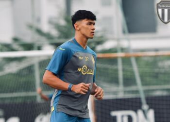 HAQIMI Azim Rosli menjalani latihan bersama skuad Terengganu FC- IHSAN TFC