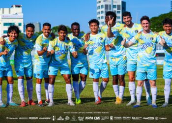 PEMAIN Penang FC meraikan kejayaan mereka menumpaskan Melaka FC dalam saingan Liga Super.- IHSAN PENANG FC