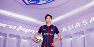 STUART Wilkin kembali ke Harimau Selatan selepas beraksi selama empat musim bersama pasukan Sabah FC.-IHSAN FB JOHOR SOUTHERN TIGERS.