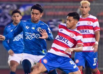 AKSI Liga super antara Kuala Lumpur City menentang Penang FC di Stadium Bolaseoak Kuala Lumpur.-IHSAN MFL