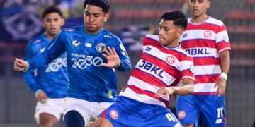 AKSI Liga super antara Kuala Lumpur City menentang Penang FC di Stadium Bolaseoak Kuala Lumpur.-IHSAN MFL