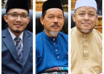 MOHD. Ridzuan Hashim, Saad Seman dan Fakhrul Anwar Ismail.-UTUSAN