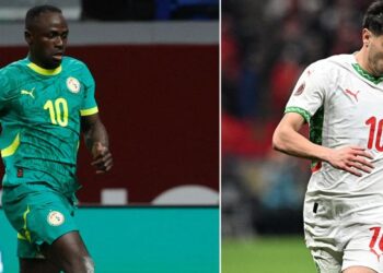 Penyerang Senegal, Sadio Mane (kiri) dan tonggak serangan Maghribi, Brahim Diaz akan menjadi tumpuan final Piala Negara-Negara Afrika pagi esok. - AFP