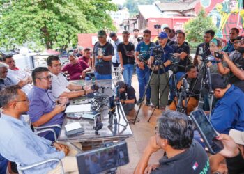 CHEGUBARD pada sidang media di ibu kota, semalam. – UTUSAN/Saddam Yusoff