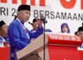 AHMAD Zahid Hamidi ketika berucap dalam penggulungan Perhimpunan Agung UMNO 2025 di Dewan Merdeka, Pusat Dagangan Dunia Kuala Lumpur (WTCKL) hari ini. – UTUSAN/MUHAMAD IQBAL ROSLI