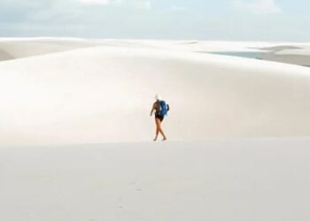 Landskap Taman Negara Lençóis Maranhenses  sentiasa berubah meliputi kawasan seluas 1,500 kilometer persegi. – AGENSI