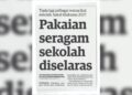 LAPORAN Utusan Malaysia semalam.