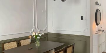 PERABOT minimalis digabungkan dengan elemen hiasan terpilih memberi gambaran tentang kediaman tersusun dan menenangkan.