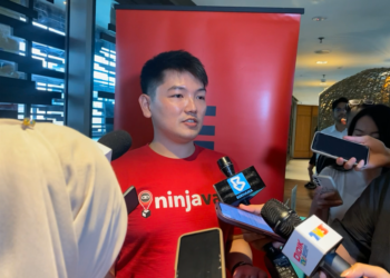 LIN Zheng ketika ditemui pemberita semasa jamuan media dan refleksi pencapaian NinjaVan pada  2025 serta hala tuju industri pada 2026.