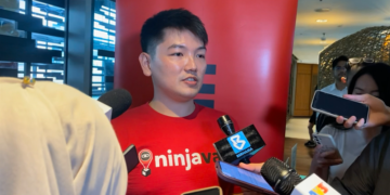 LIN Zheng ketika ditemui pemberita semasa jamuan media dan refleksi pencapaian NinjaVan pada  2025 serta hala tuju industri pada 2026.