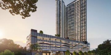 PEMBANGUNAN kediaman 34 tingkat ini dijangka siap pada 2030.