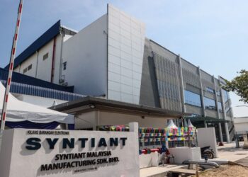 SYNTIANT Corp memperuntukkan kira-kira RM60.83 juta sebagai pelaburan bagi membangunkan sebuah kampus pembuatan serta R&D bertaraf dunia yang baharu di Pulau Pinang.-UTUSAN/DANIAL SAAD