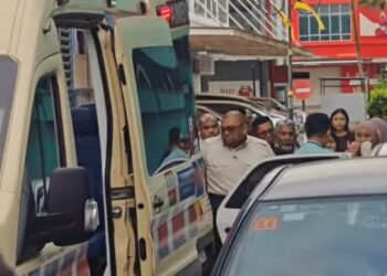 LOKASI kejadian di Jalan Tunku Hassan, Seremban.-GAMBAR/MEDIA SOSIAL