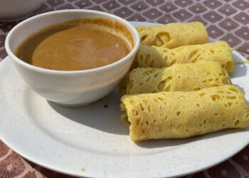 Roti jala  antara menu terdapat di The Shack@ DeRimba.