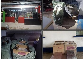 ANTARA rampasan rokok oleh Pasukan Gerakan Am (PGA) Briged Tenggara di Kuala Besut, Terengganu.