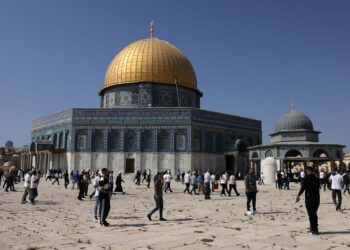 MASJID al-Aqsa menjadi saksi keagungan Rasulullah SAW pada malam peristiwa Israk Mikraj. – AFP